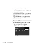 Предварительный просмотр 73 страницы Epson EMP-8150 - XGA LCD Projector Administrator'S Manual