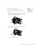 Предварительный просмотр 88 страницы Epson EMP-8150 - XGA LCD Projector Administrator'S Manual