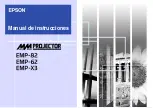 Epson EMP-82 (Spanish) Manual De Instrucciones preview