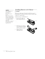 Предварительный просмотр 18 страницы Epson EMP-8200 - XGA LCD Projector User Manual