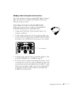 Предварительный просмотр 39 страницы Epson EMP-8200 - XGA LCD Projector User Manual