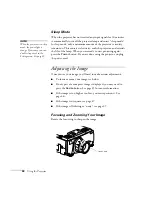 Предварительный просмотр 50 страницы Epson EMP-8200 - XGA LCD Projector User Manual