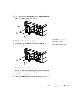 Предварительный просмотр 87 страницы Epson EMP-8200 - XGA LCD Projector User Manual