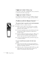 Предварительный просмотр 92 страницы Epson EMP-8200 - XGA LCD Projector User Manual