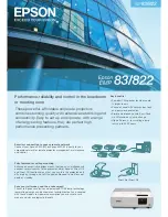 Epson EMP 822 Specification Sheet предпросмотр