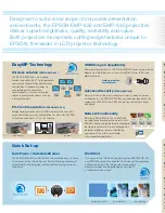 Предварительный просмотр 2 страницы Epson EMP-830 Brochure & Specs