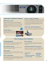 Предварительный просмотр 3 страницы Epson EMP-830 Brochure & Specs