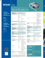 Предварительный просмотр 4 страницы Epson EMP-830 Brochure & Specs