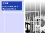 Epson EMP Monitor V4.21 Operation Manual preview