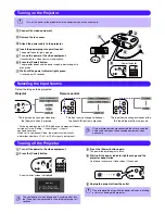 Предварительный просмотр 2 страницы Epson EMP-TW10H Quick Reference Manual