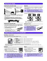 Preview for 3 page of Epson EMP-TW10H Quick Reference Manual