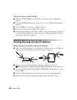 Preview for 62 page of Epson Ensemble HD 6100 - Home Cinema System User Manual