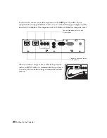 Preview for 20 page of Epson Ensemble HD 8100 - Home Cinema System User Manual