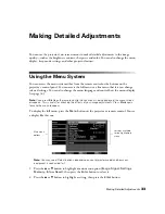 Preview for 33 page of Epson Ensemble HD 8100 - Home Cinema System User Manual