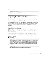 Preview for 35 page of Epson Ensemble HD 8100 - Home Cinema System User Manual