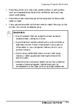 Preview for 20 page of Epson EPI-4000 User Manual