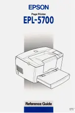 Epson EPL-5700 Reference Manual preview