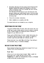 Preview for 3 page of Epson EPL-5700 Reference Manual