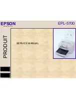 Epson EPL-5700I Service Manual preview