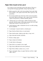 Preview for 20 page of Epson EPL 5800 - B/W Laser Printer Reference Manual