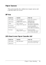 Preview for 21 page of Epson EPL 5800 - B/W Laser Printer Reference Manual