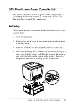 Preview for 62 page of Epson EPL 5800 - B/W Laser Printer Reference Manual