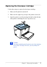 Preview for 77 page of Epson EPL 5800 - B/W Laser Printer Reference Manual