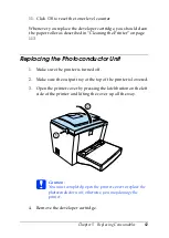 Preview for 82 page of Epson EPL 5800 - B/W Laser Printer Reference Manual