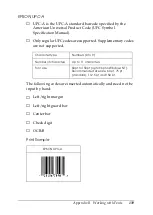 Preview for 139 page of Epson EPL 5800 - B/W Laser Printer Reference Manual