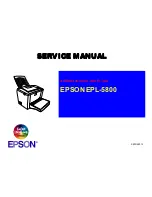 Epson EPL-5800 Service Manual preview