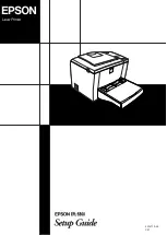 Epson EPL-5800 Setup Manual preview