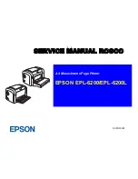 Epson EPL-6200 Service Manual preview