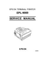 Preview for 1 page of Epson EPL-9000 Service Manual