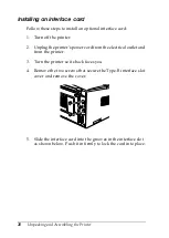 Preview for 34 page of Epson EPL-N1210 Setup Manual