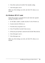 Preview for 51 page of Epson EPL-N1210 Setup Manual