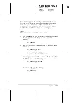 Preview for 73 page of Epson EPL-N2000 Reference Manual