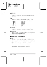 Preview for 110 page of Epson EPL-N2000 Reference Manual