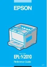 Epson EPL-N2010 Reference Manual preview