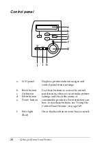 Preview for 28 page of Epson EPL-N2550 User Manual