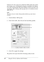 Preview for 60 page of Epson EPL-N2550 User Manual