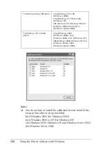 Preview for 116 page of Epson EPL-N2550 User Manual