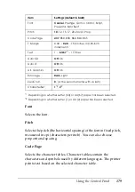 Preview for 179 page of Epson EPL-N2550 User Manual