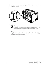 Preview for 209 page of Epson EPL-N2550 User Manual