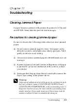 Preview for 231 page of Epson EPL-N2550 User Manual