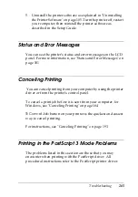 Preview for 265 page of Epson EPL-N2550 User Manual