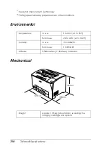 Preview for 280 page of Epson EPL-N2550 User Manual