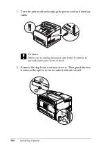 Preview for 209 page of Epson EPL-N3000 Reference Manual