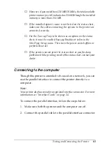 Preview for 67 page of Epson EPL-N4000+ Setup Manual