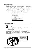 Preview for 74 page of Epson EPL-N4000+ Setup Manual