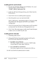 Предварительный просмотр 88 страницы Epson EpsonNet C82391 Administrator'S Manual